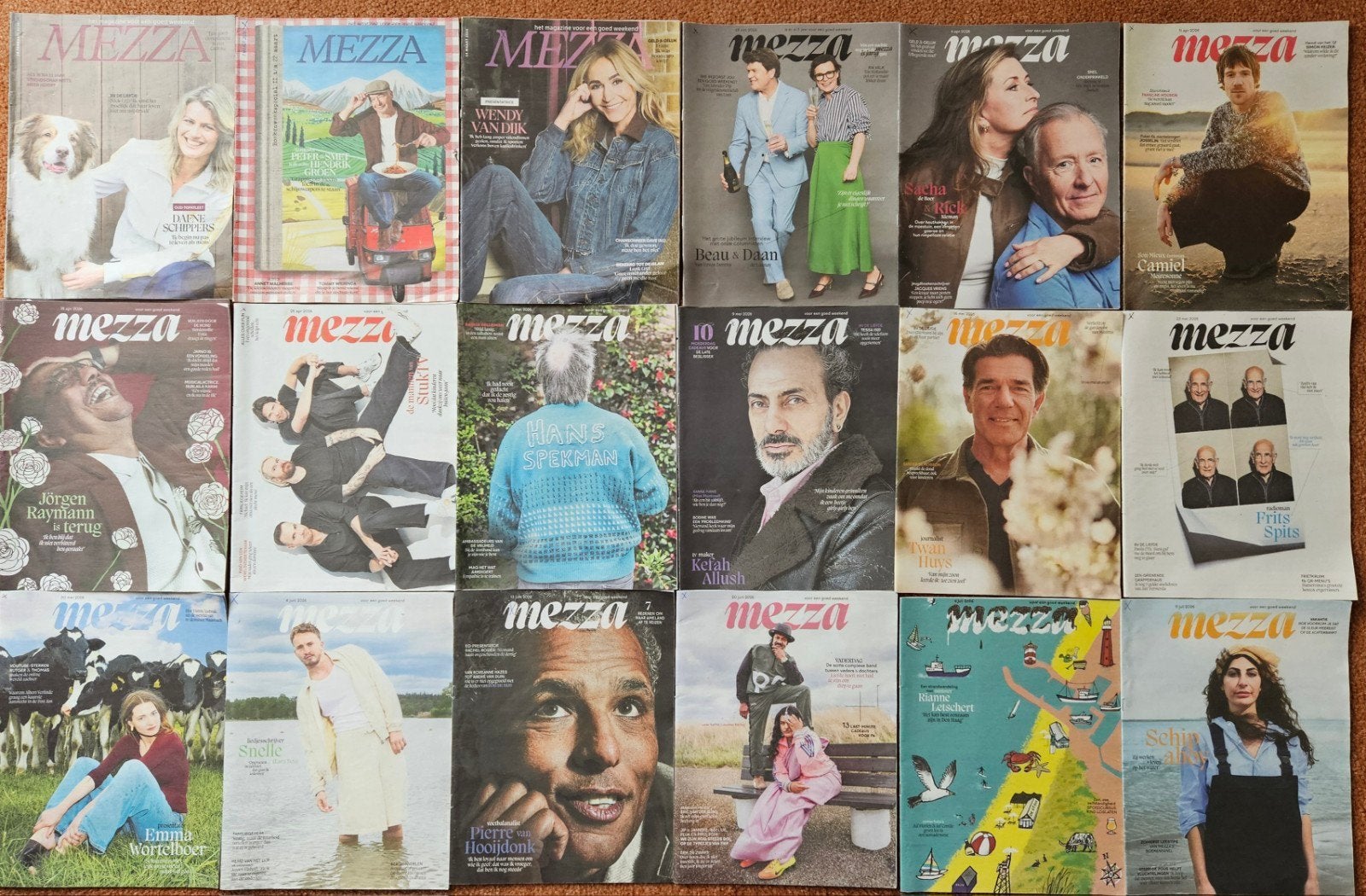 Mezza Magazine Collectie - Diverse edities 2026, Ophalen of Verzenden, Zo goed als nieuw, Overige typen