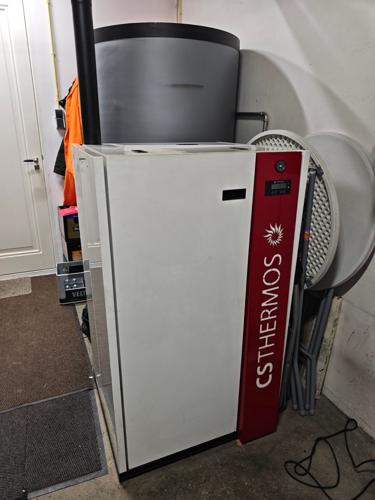 Biomassa ketel/pellet cv installatie, CS Thermos Lyra 23, Doe-het-zelf en Verbouw, Ophalen, 60 tot 150 cm, Cv-ketel of Combi-ketel