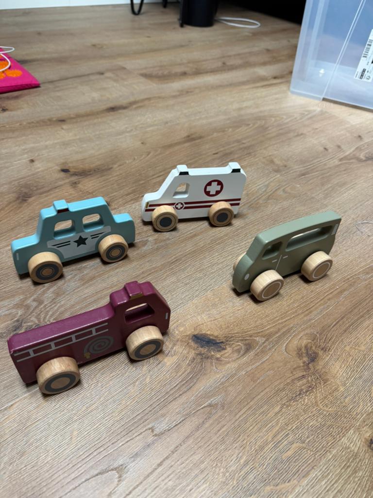 Little Dutch houten auto, Ophalen of Verzenden, Zo goed als nieuw, Rij- of Hobbelspeelgoed