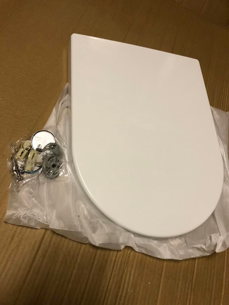 Toiletbril met deksel (Tiger Memphis), Ophalen of Verzenden, Nieuw, Toilet