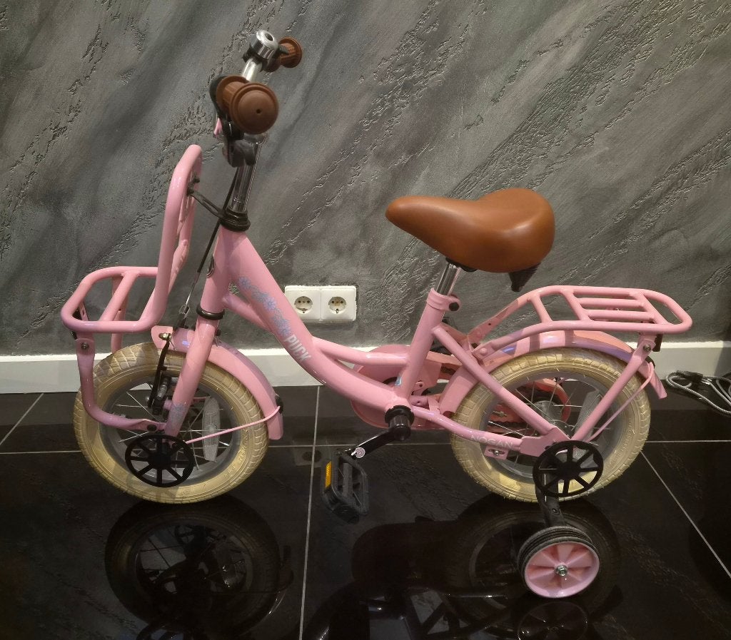 Kinderfiets, Ophalen, Zijwieltjes, Nieuw, Minder dan 16 inch