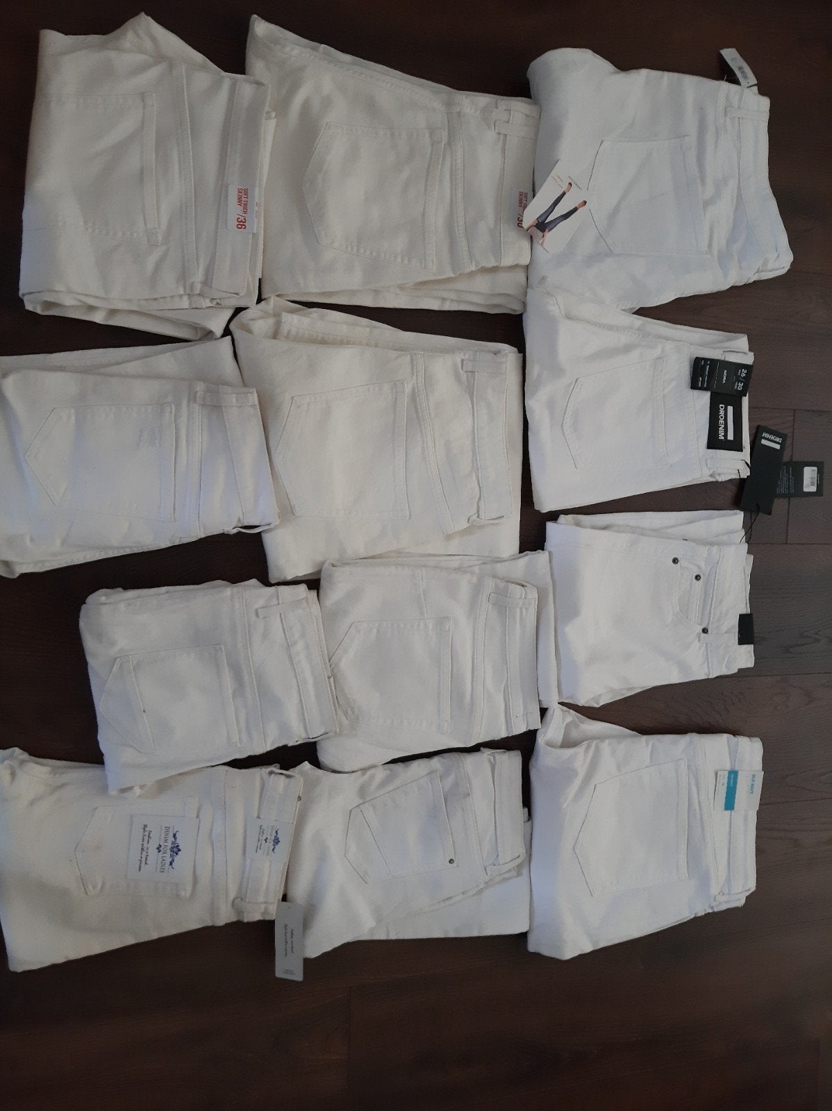 Witte spijkerbroeken - Diverse maten en merken, Niet van toepassing, diverse, Wit, Diverse, Nieuw