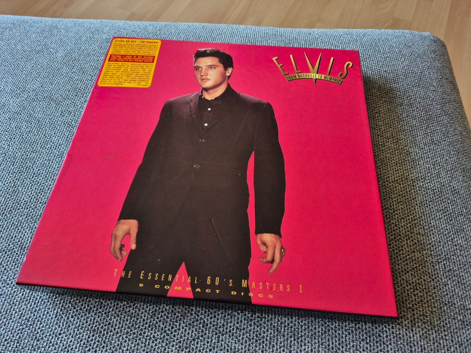 Elvis Presley 5 CD Box  From Nashville to Memphis, Ophalen of Verzenden, Zo goed als nieuw