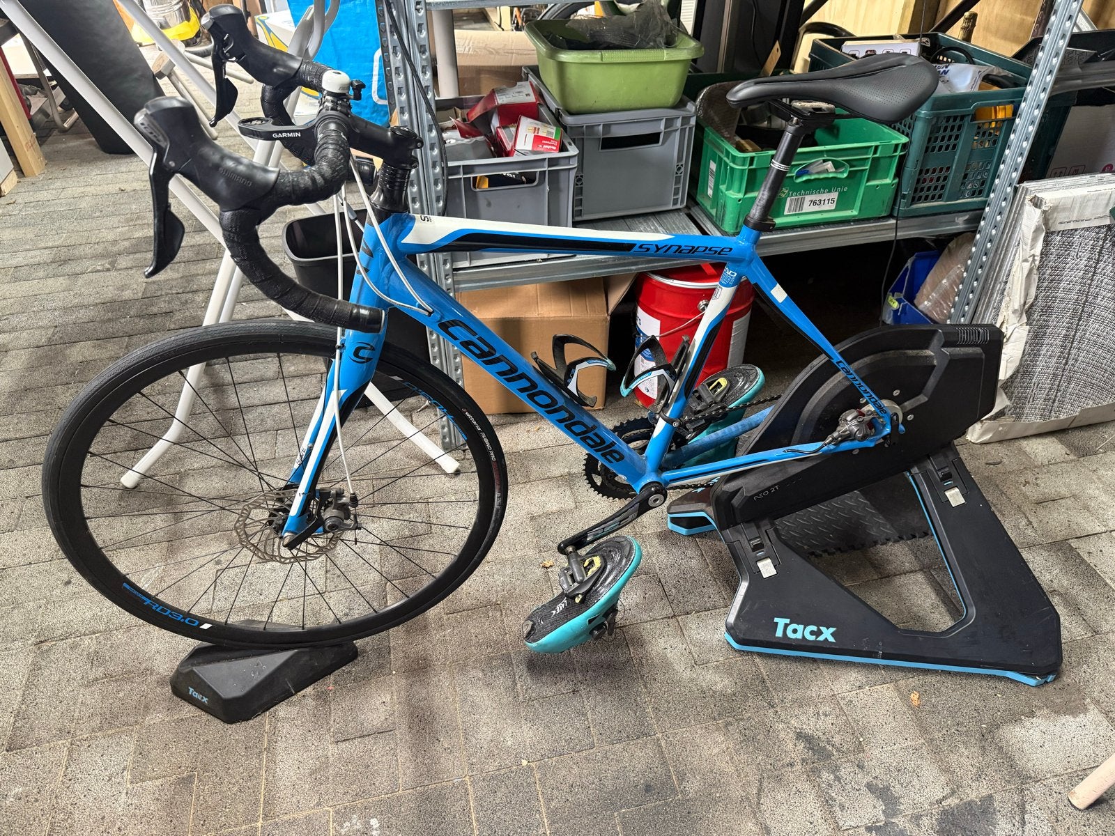 Tacx NEO 2T Smart Trainer met Motion Plate, Cannondale fiets, Fietsen en Brommers, Overige merken, 28 inch, Gebruikt, Aluminium