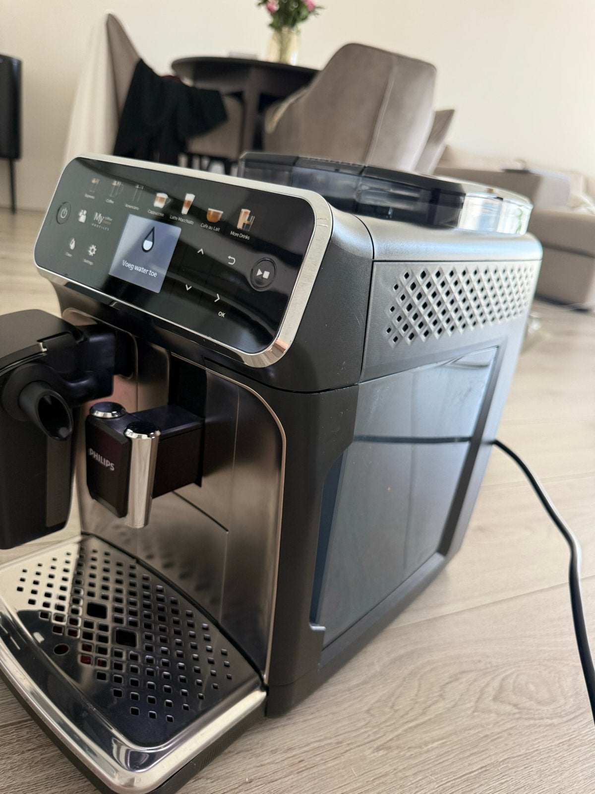 Philips 5400 volautomatische espressomachine - Nieuwstaat, Ophalen, Zo goed als nieuw, Espresso apparaat, Koffiebonen
