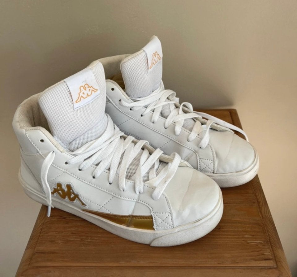 Witte sneaker kappa, 38, Wit, Ophalen of Verzenden, Sneakers of Gympen, Gedragen