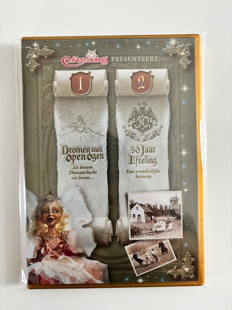 Efteling - Dromen met Open Ogen / 50 Jaar Sprookjes DVD, Verzamelen, Efteling, Verzenden, Zo goed als nieuw, Overige typen