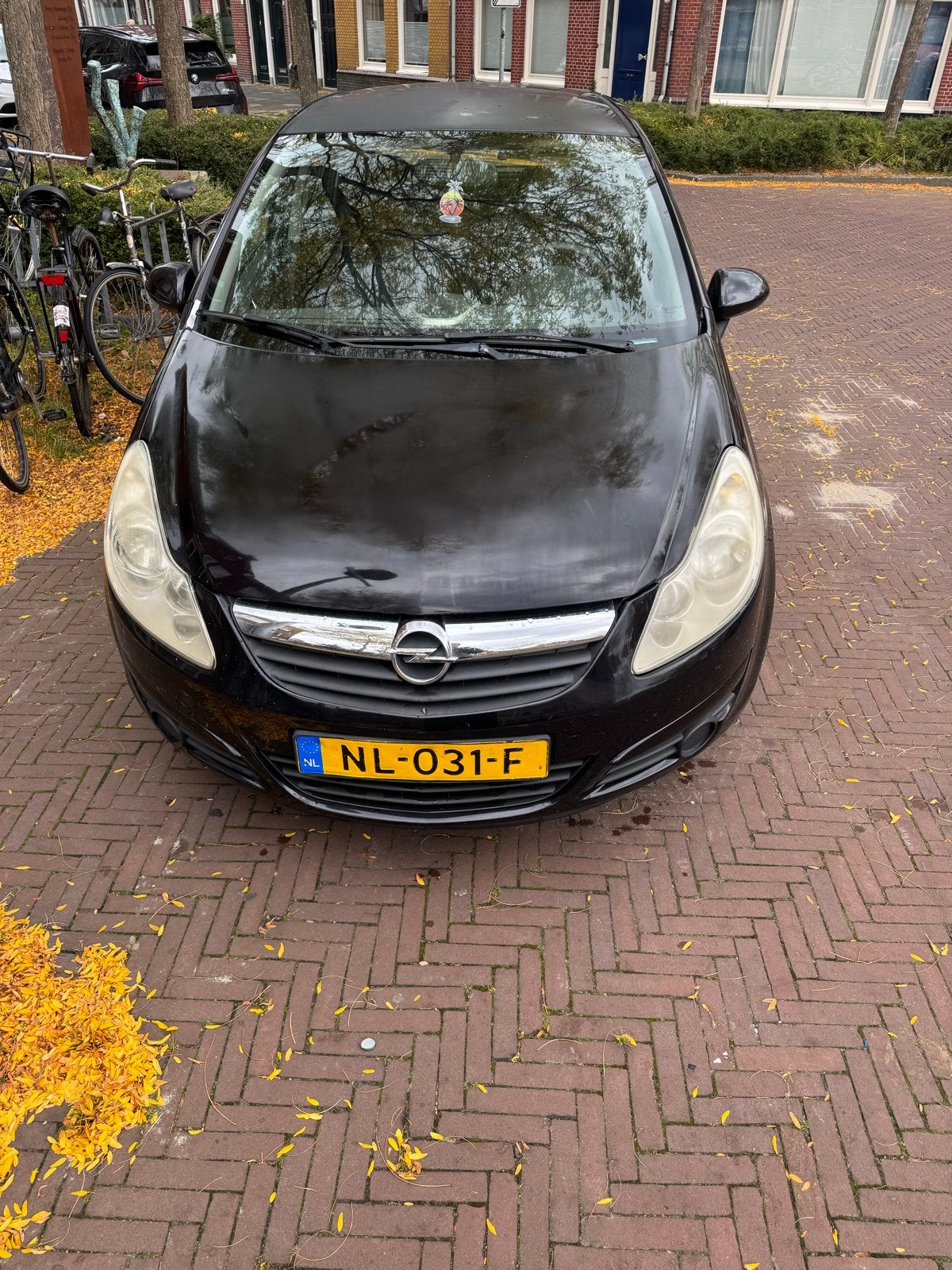 Opel Corsa 1.2 16V 5D WR 2007 Zwart, Auto's, Voorwielaandrijving, 4 cilinders, 1229 cc, Handgeschakeld