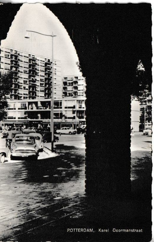ROTTERDAM - KAREL DOORMANSTRAAT, Ophalen of Verzenden, Gelopen, Zuid-Holland