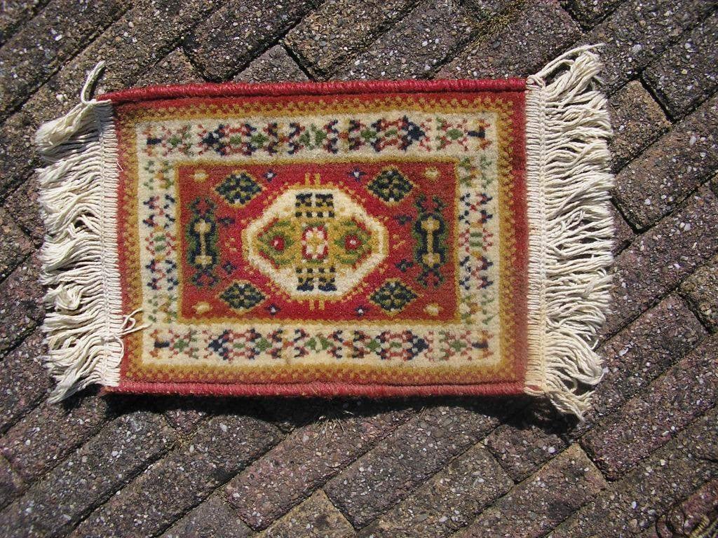 Perzische loper, Minder dan 50 cm, Zo goed als nieuw, Groen, Rechthoekig