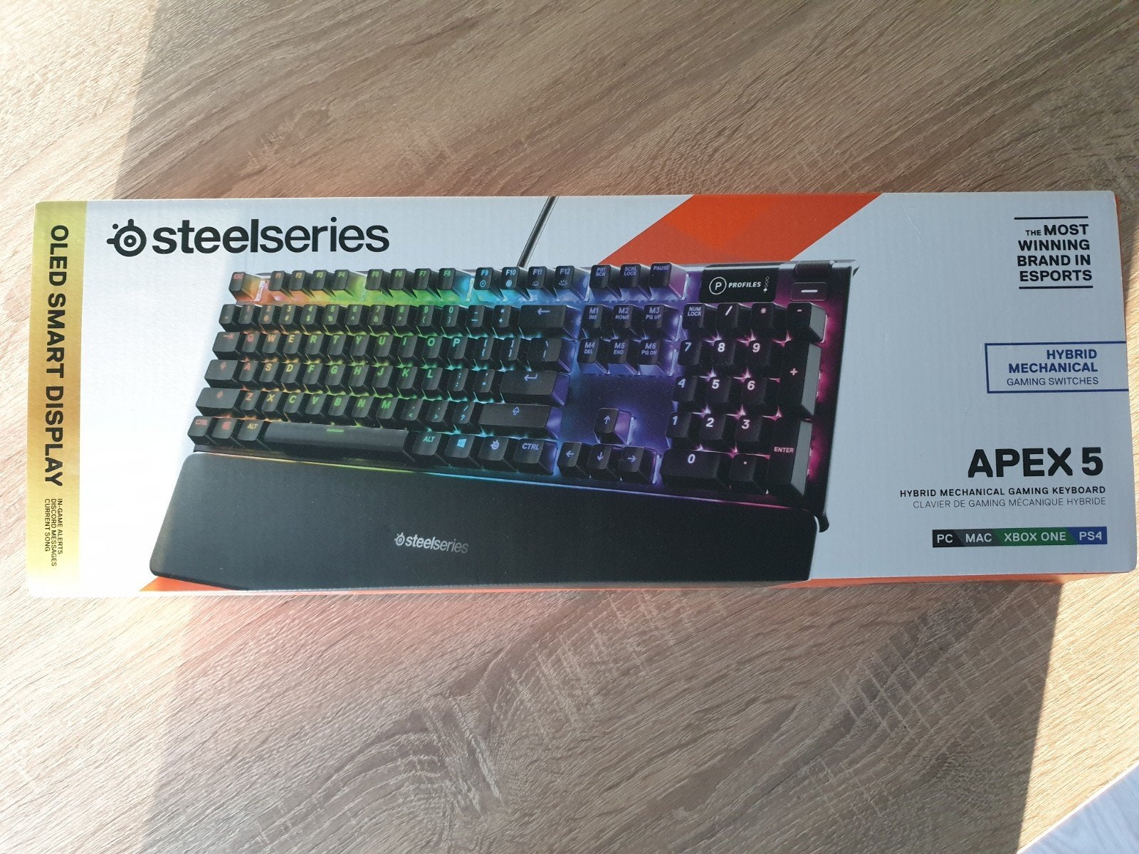 Steelseries APEX 5 RGB, Ophalen, Gebruikt, Multimediatoetsen, Qwerty