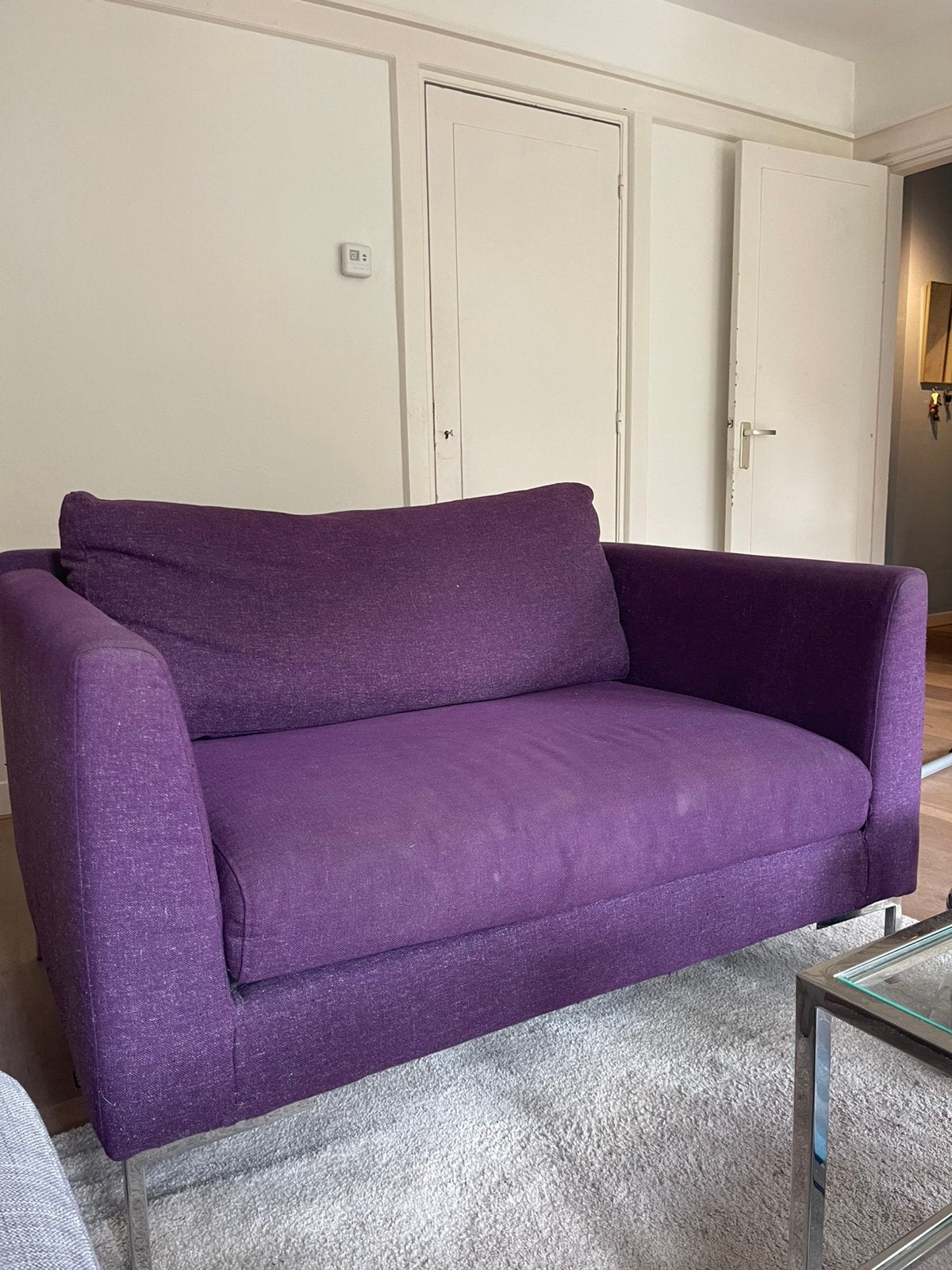 2-zits bank/Loveseat, Ophalen, Gebruikt, Tweepersoons, 75 tot 100 cm