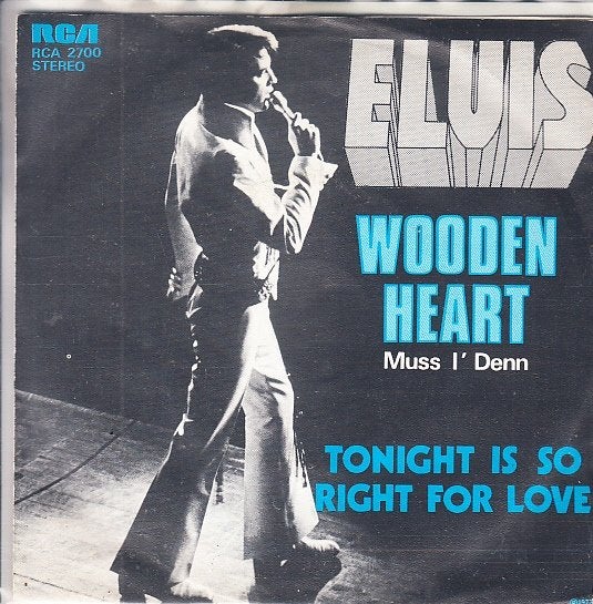 elvis presley - wooden heart (1977), 7 inch, Ophalen of Verzenden, Pop, Fotohoes