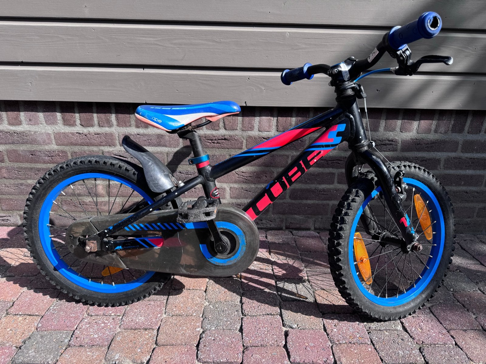 Cube kinderfiets 16 inch - Gebruikt, Ophalen, Gebruikt, Velgrem, 16 tot 20 inch