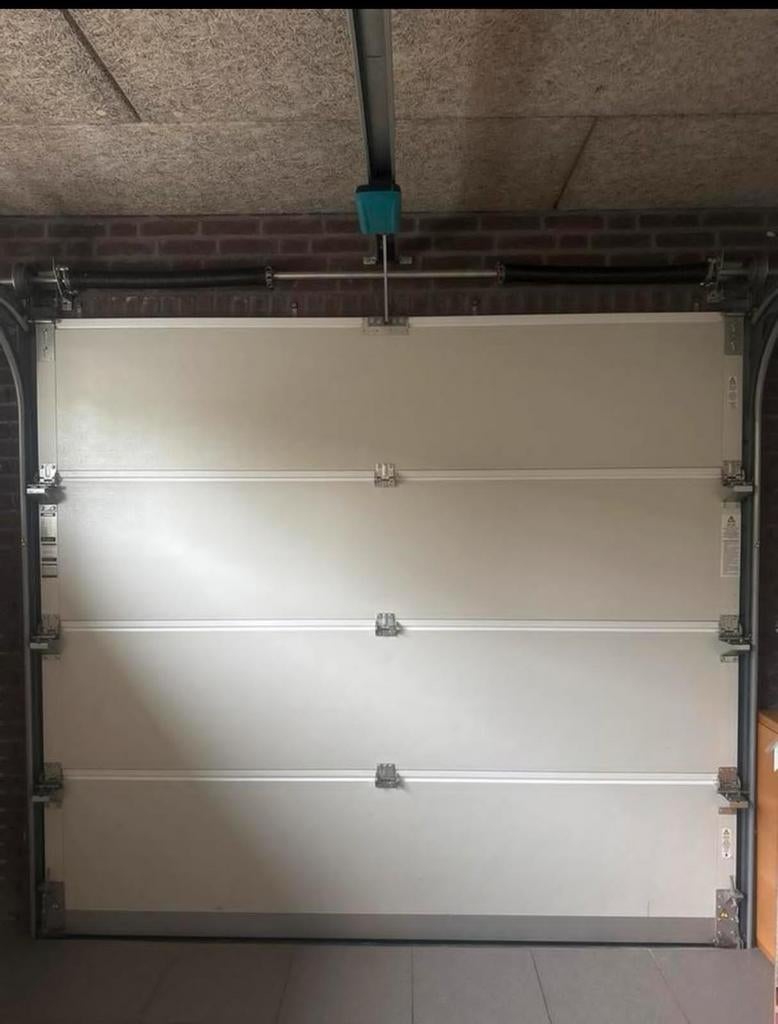 Elektrische Garagedeur met Afstandsbediening 250x210cm, 80 tot 100 cm, Garagedeur, Ophalen of Verzenden, Zo goed als nieuw
