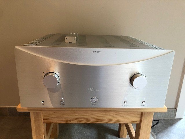 prachtige vincent sv-800 class A hybride versterker, Zo goed als nieuw, 60 tot 120 watt, Stereo, Ophalen