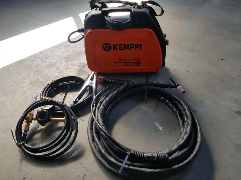 Kemppi MinarcTig Evo 200, Ophalen, Zo goed als nieuw, 150 tot 250 ampère, Tig
