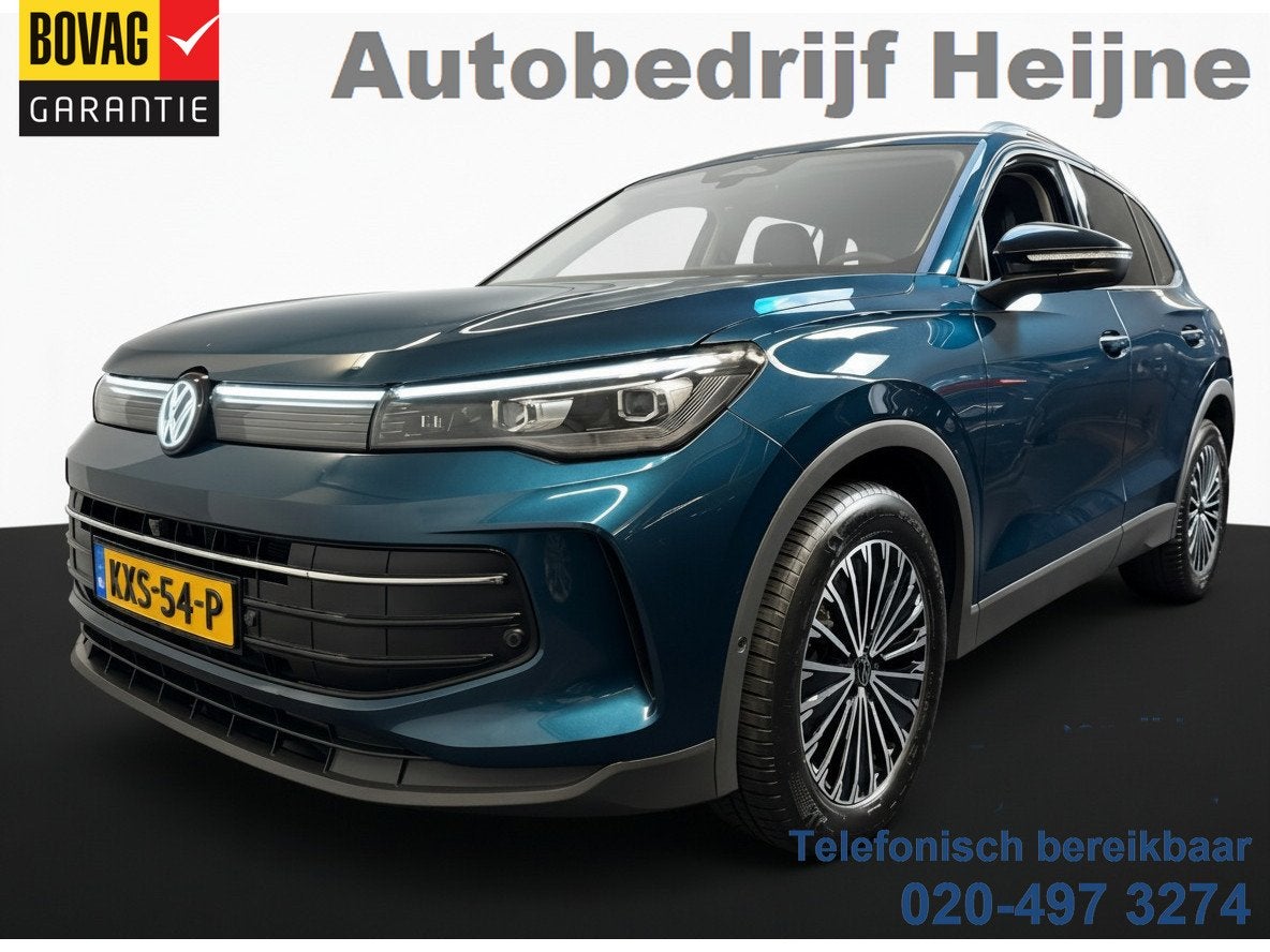 Volkswagen Tiguan 1.5 eTSI DSG LIFE GOAL 360 CAMERA/IQ.LIG, Auto's, Stof, 4 cilinders, Blauw, Origineel Nederlands