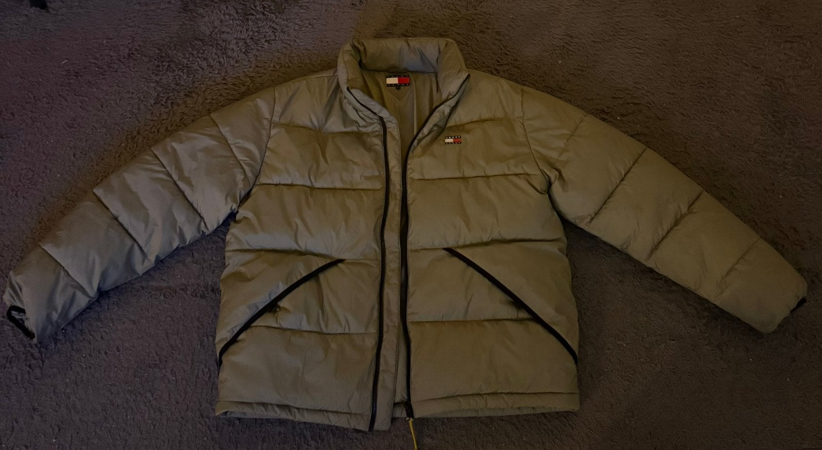 Tommy Jeans ‘Vail’ Puffer jacket, Kleding | Dames, Ophalen of Verzenden, Zo goed als nieuw, Zwart