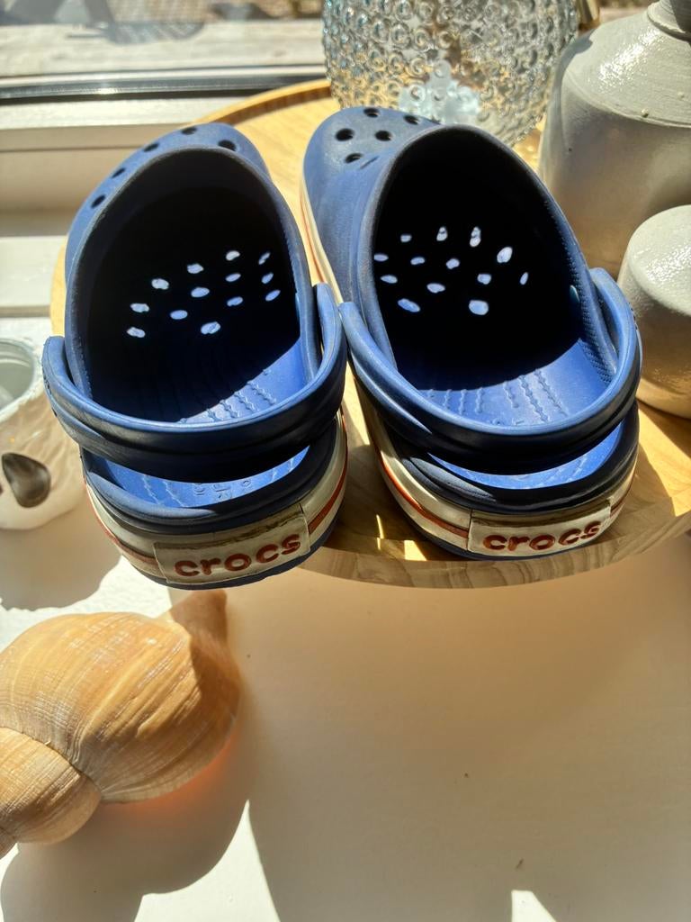 Crocs c9, 25-26 c10, 27-28 c11, 28-29 blauw, Ophalen of Verzenden, Gebruikt, Jongen of Meisje, Overige typen