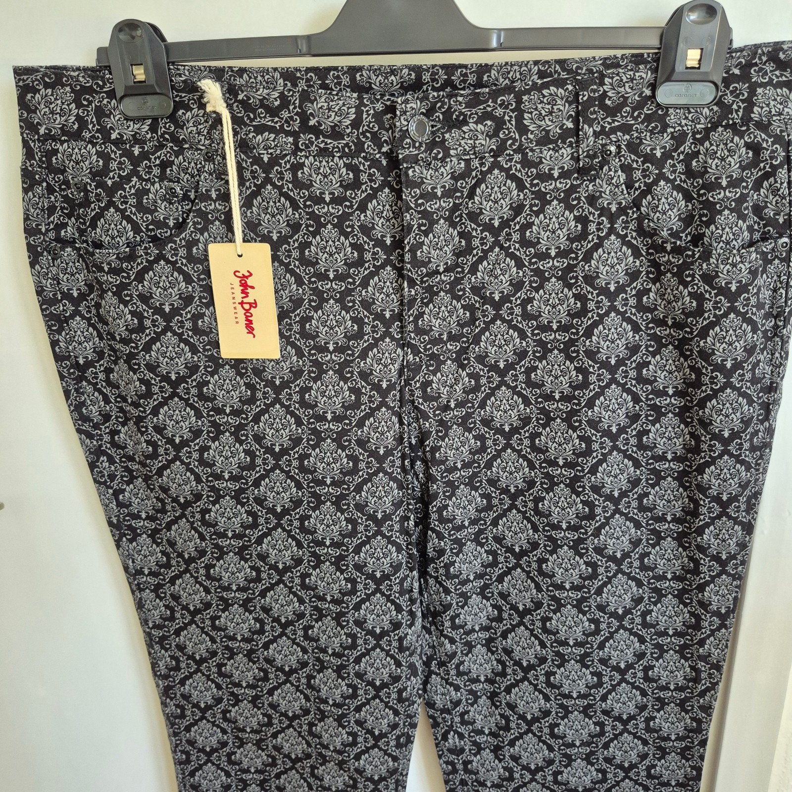 BONPRIX Nieuwe Dames Broek Zwart/Grijs Maat 48, Kleding | Dames, Zwart, Maat 46/48 (XL) of groter, Nieuw, Ophalen of Verzenden
