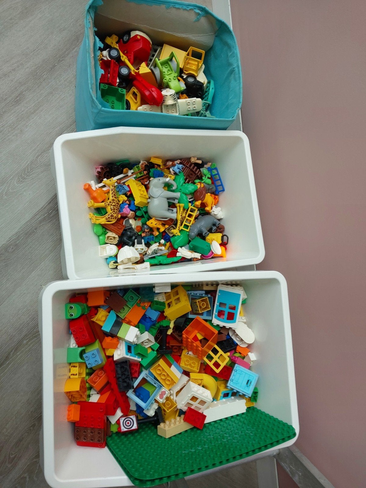 Grote partij LEGO Duplo, Ophalen, Gebruikt, Duplo, Losse stenen