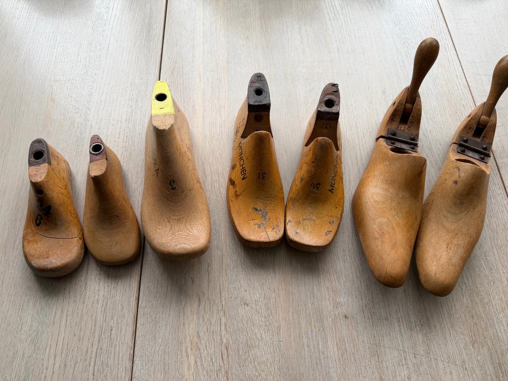 Oude houten schoen leesten, Ophalen of Verzenden