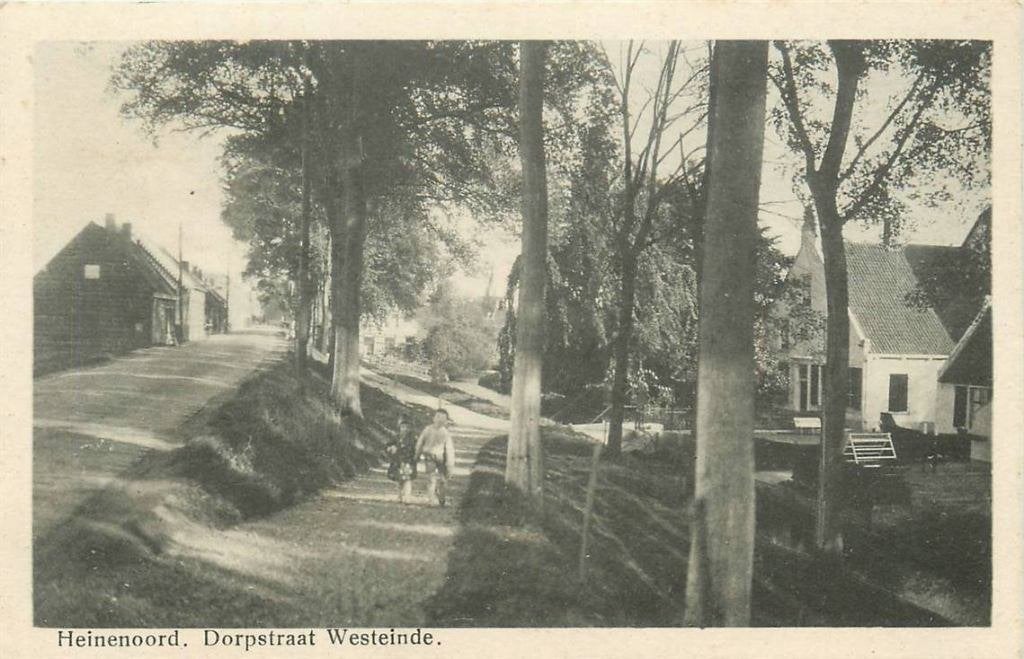 388-560-031 Heinenoord Dorpstraat Westeinde, Verzenden, Voor 1920, Zuid-Holland