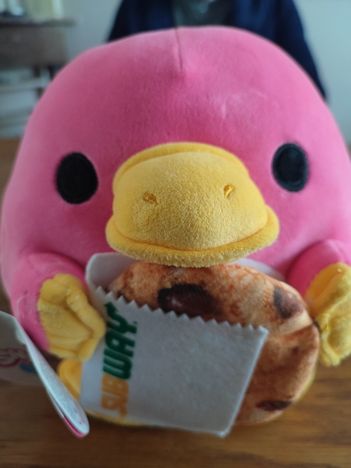 ZURU Snackles Series 2 Roze Knuffel met Subway Broodje, Overige merken, Overige karakters, Overige typen, Nieuw