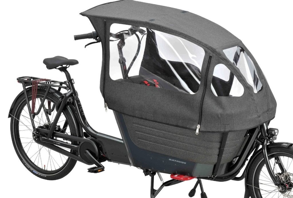 Nieuwe Regentent voor bakfiets Batavus fier of Winora fub, Huif, Nieuw, 2 kinderen, Ophalen