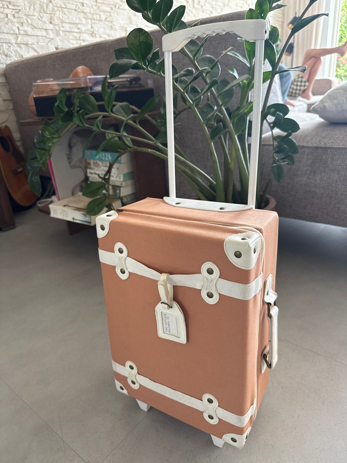 Olli Ella Koffer - Stijlvolle Vintage Look Reiskoffer, Ophalen, Overige materialen, Gebruikt, Minder dan 50 cm