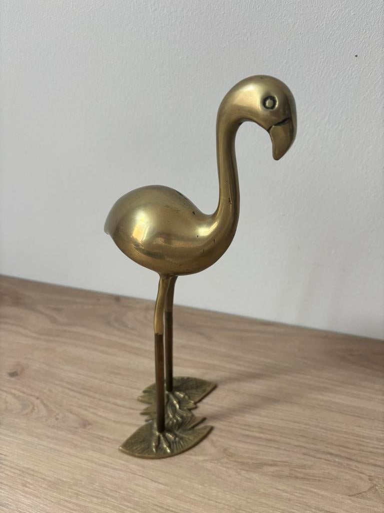 Messing flamingo, Ophalen of Verzenden