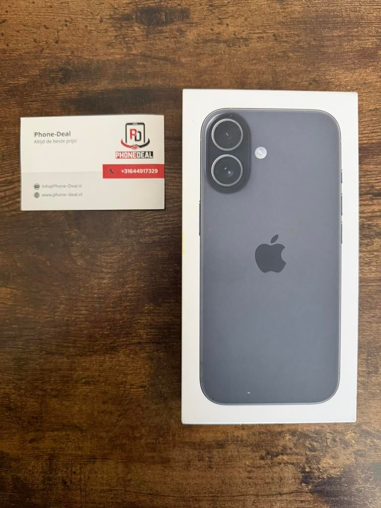 iPhone 17 256 gb zwart nieuw factuur + Garantie, 256 GB, Apple, Apple, Zwart