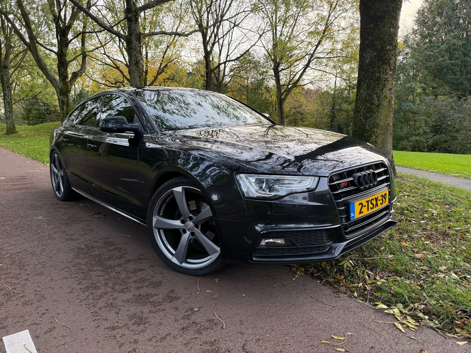 Audi A5 1.8 Tfsi Sportback M-tr 2014 Zwart 🖤, Auto's, Audi, Zwart, 4 cilinders, 4 stoelen, Start-stop-systeem