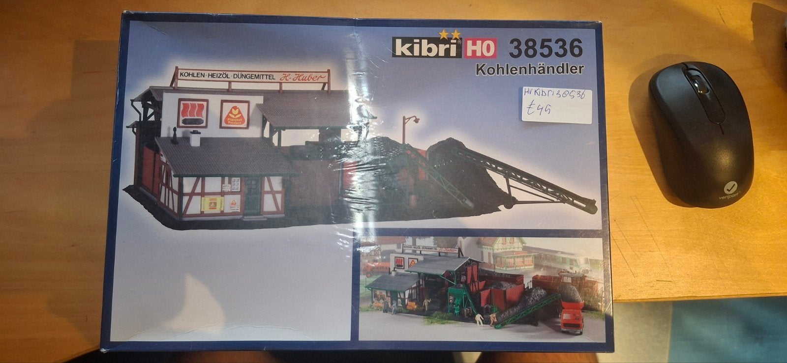 Kibri 38536 HO Kolenhandelaar Gebouw Modelbouw, Ophalen of Verzenden, Nieuw, Brug, Tunnel of Gebouw, Overige merken