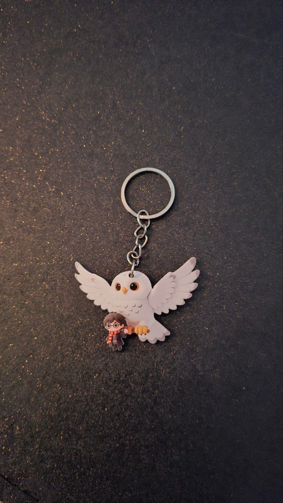 Harry Potter Hedwig Sleutelhanger, Ophalen of Verzenden, Nieuw, Gebruiksvoorwerp
