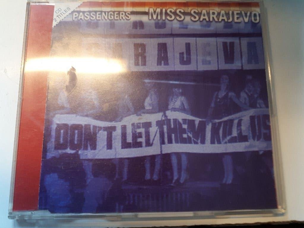 Miss Sarajevo - Passengers CD single, Ophalen of Verzenden, Gebruikt, Pop, Single