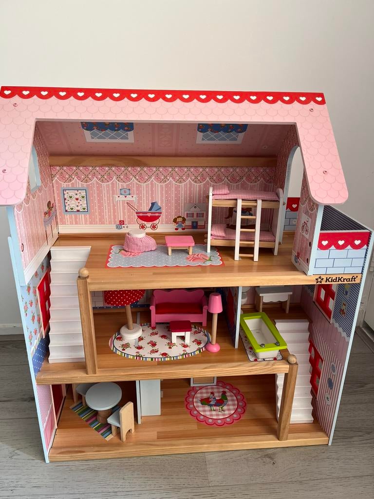 Poppenhuis van Kidskraft zo goed als nieuw, Ophalen, Zo goed als nieuw, Poppenhuis