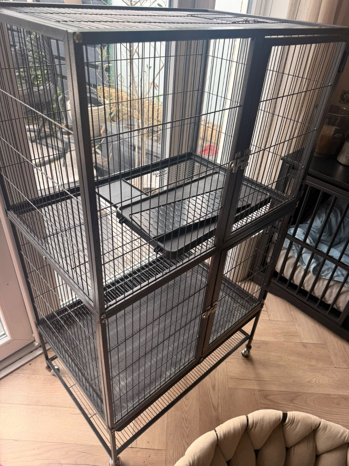 Rattenkooi / knaagdieren, Dieren en Toebehoren, Kooi, Gebruikt, 60 tot 90 cm, Ophalen of Verzenden