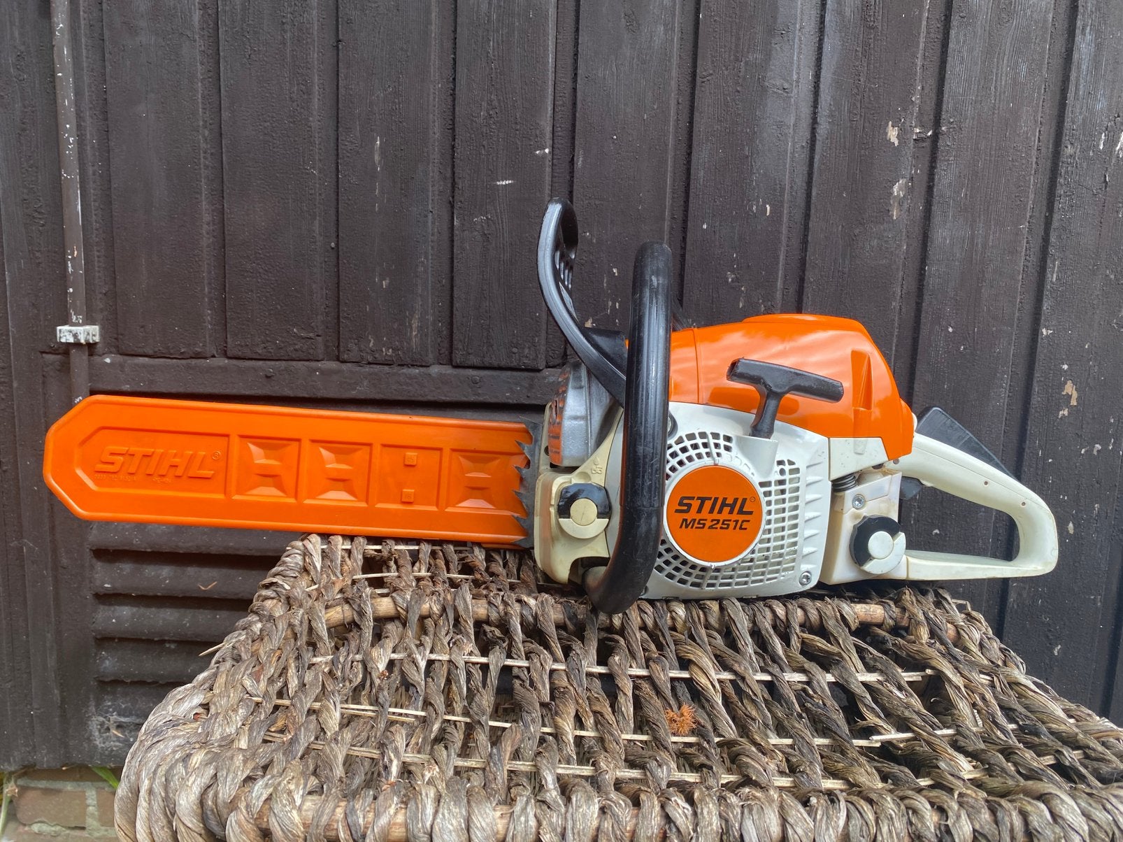 Stihl MS 251 C Kettingzaag Motorzaag, Tuin en Terras, Hand-tuingereedschap, Ophalen of Verzenden, Gebruikt, Overige soorten