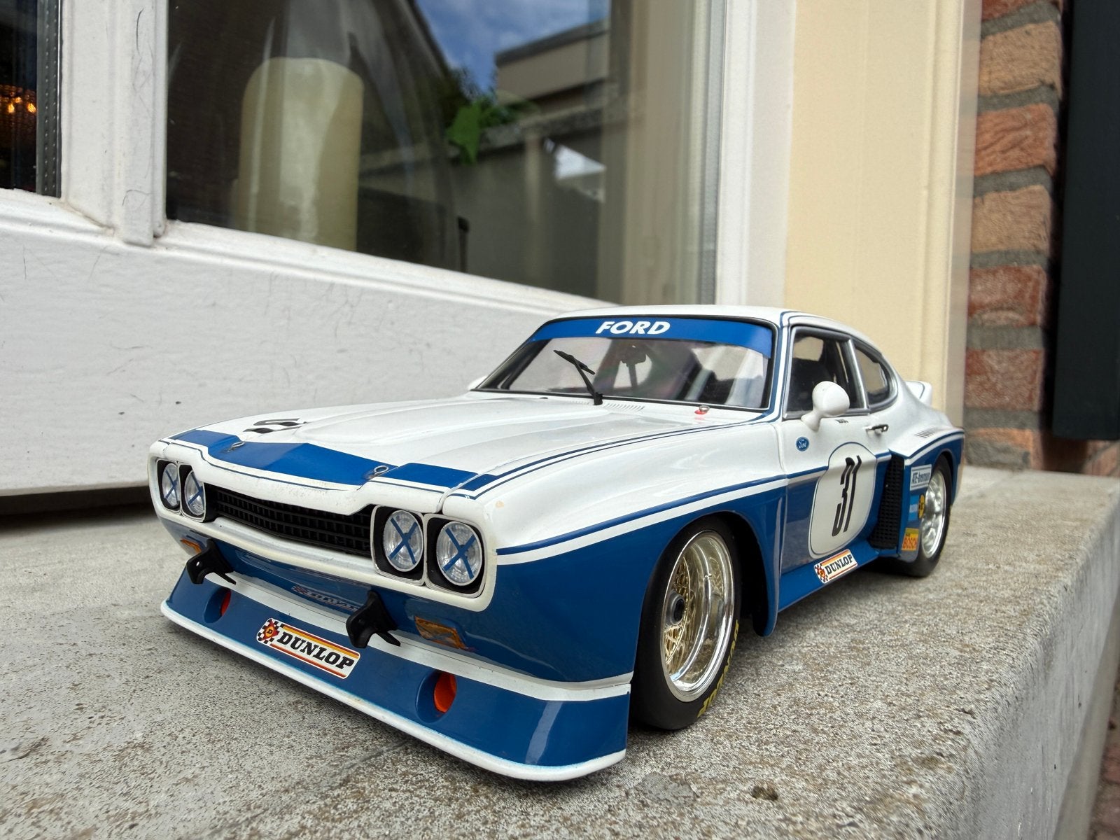 1:18 Ford Capri RS 3100 #31 Mass Norisring 1975 Minichamps, Minichamps, Auto, Ophalen of Verzenden, Zo goed als nieuw