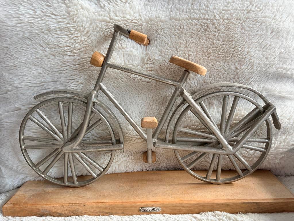 Rivièra Maison ijzeren fiets decoratie, Ophalen of Verzenden, Zo goed als nieuw, Zilver, Metaal