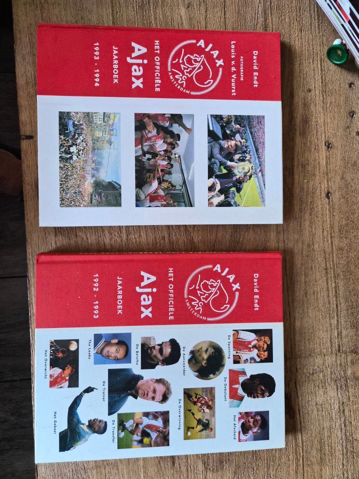 Het Officiële Ajax Jaarboek 1992-1994 (2 boeken), Ophalen of Verzenden, Gelezen, David Endt, Overige sporten