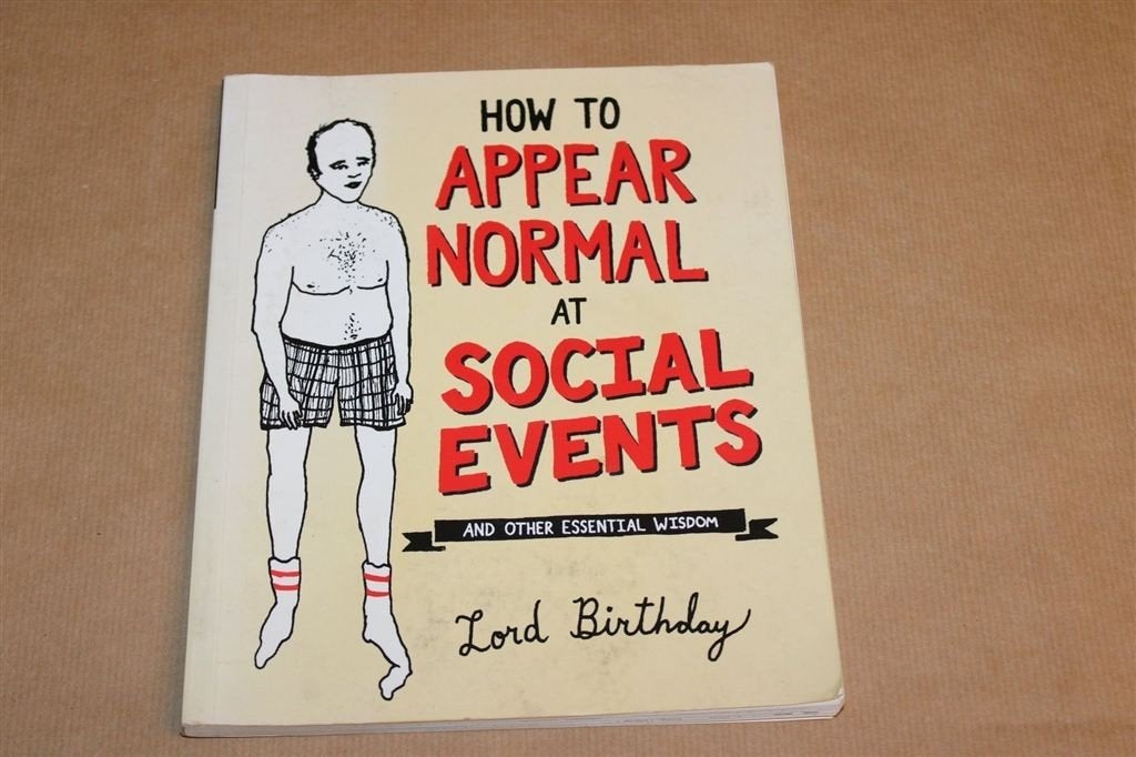 How to Appear Normal at Social Events — Humor Cartoons, Ophalen of Verzenden, Gelezen, Verhalen