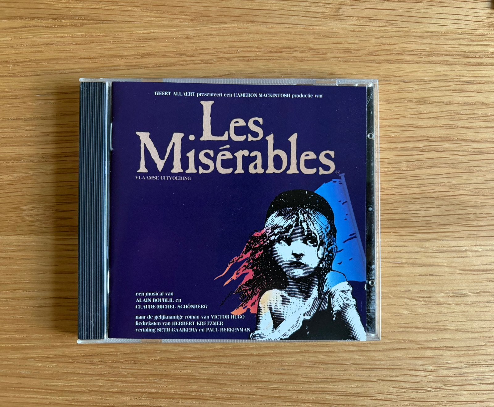 Les Miserables Vlaamse cast album musical cd, Ophalen of Verzenden, Zo goed als nieuw