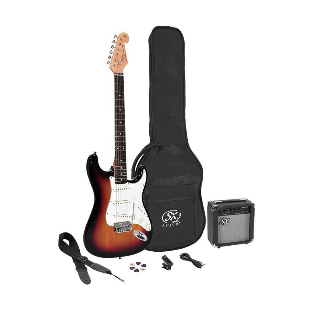 SX SE1SK Elektrisch Gitaarpakket | (837537), Muziek en Instrumenten, Snaarinstrumenten | Gitaren | Elektrisch, United Retail BV