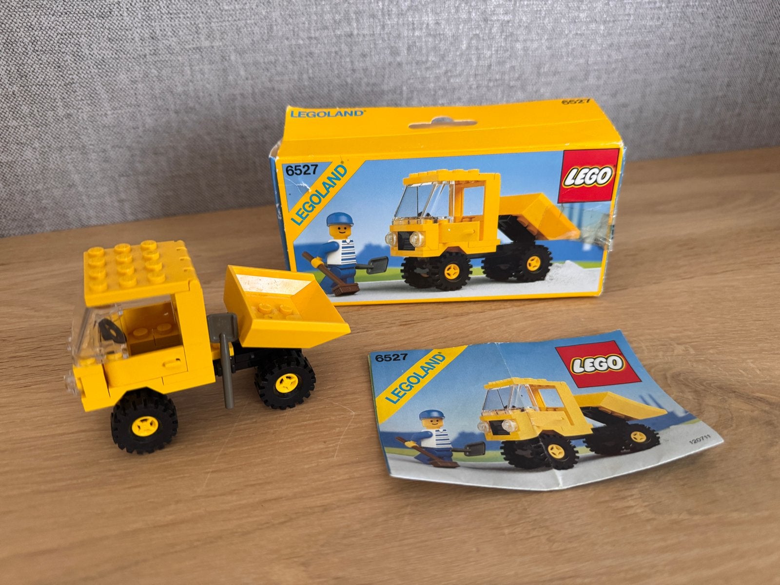 LEGO Legoland 6527 Kiepwagen met doos en instructies, Gebruikt, Lego, Ophalen of Verzenden, LEGOLAND