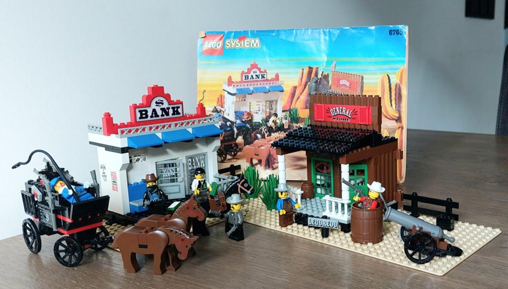LEGO Western 6765 Gold City Junction met instructieboekje, Kinderen en Baby's, Speelgoed | Duplo en Lego, Compleet, Gebruikt, Overige thema's