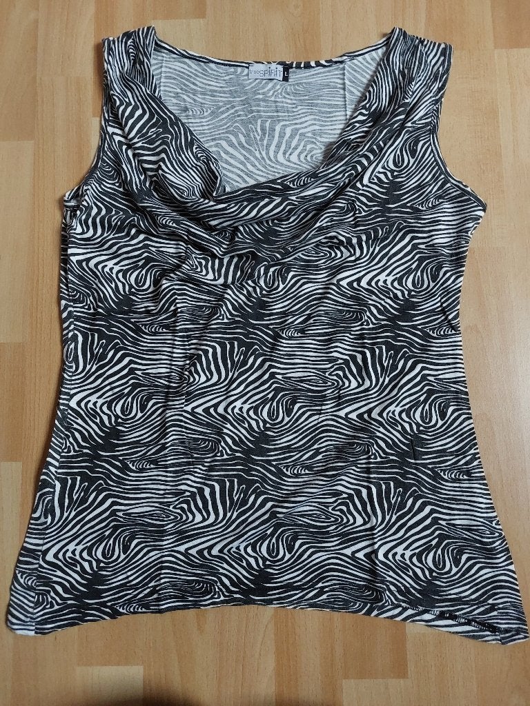 Watervalhals top *True Spirit*, Kleding | Dames, Tops, Maat 38/40 (M), Zwart, Ophalen of Verzenden, True Spirit