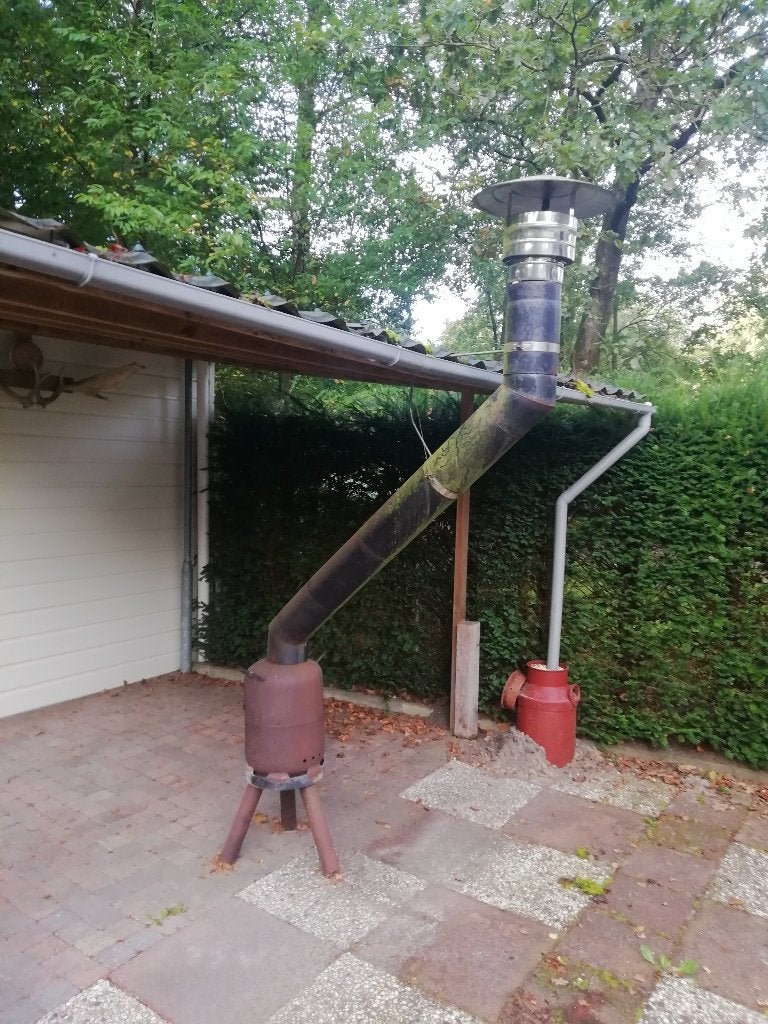 TUIN of TERRAS KACHEL van GASFLES, Ophalen, Gebruikt